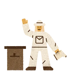 Заботливые руки пчеловода