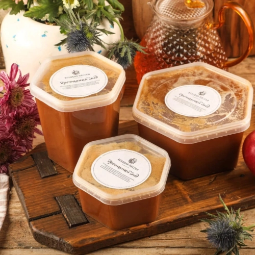 Гречишный мед Вековая пасека (Ведро пластиковое)