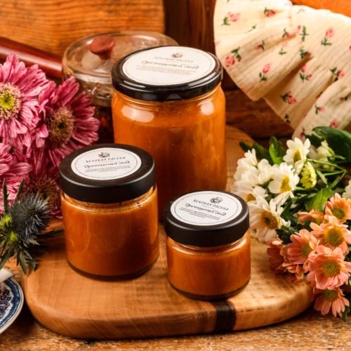 Гречишный мед Вековая пасека (Стеклянная банка)