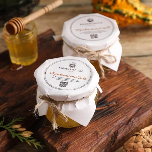 Луговой мед правильный Вековая пасека (Стильная упаковка)