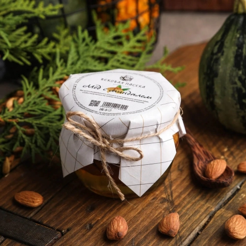 Мед цветочный с миндалем Вековая пасека