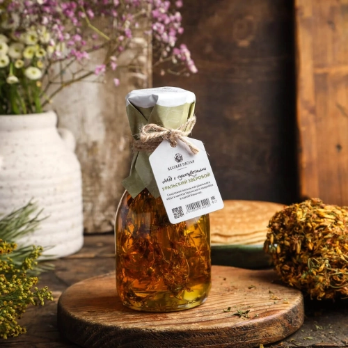 Мед с зверобоем Вековая пасека