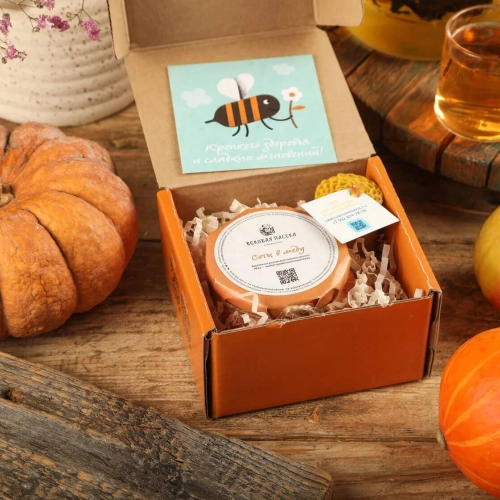 Подарочный набор «Соло» Вековая пасека (В крафтовой коробке)
