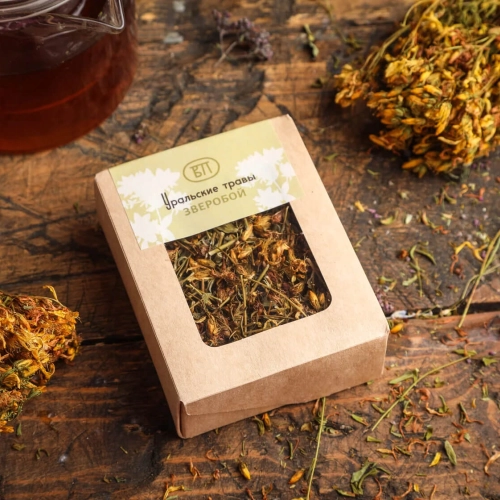Уральские травы Зверобой Вековая пасека